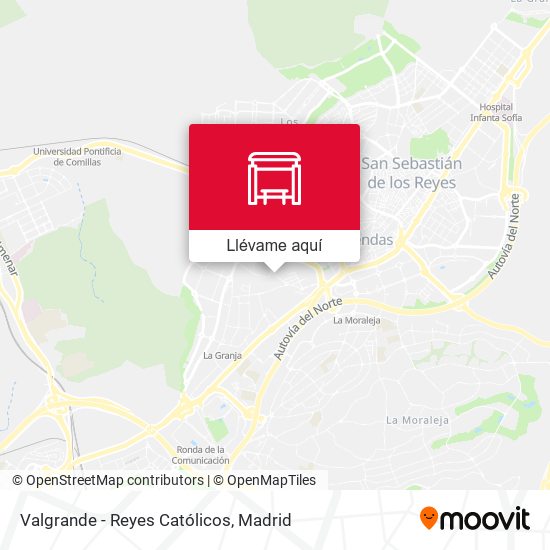 Mapa Valgrande - Reyes Católicos