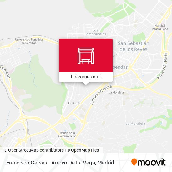 Mapa Francisco Gervás - Arroyo De La Vega