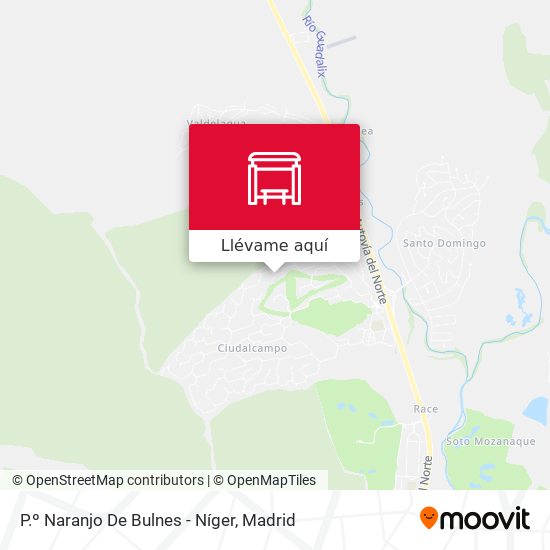 Mapa P.º Naranjo De Bulnes - Níger