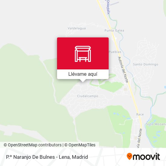 Mapa P.º Naranjo De Bulnes - Lena