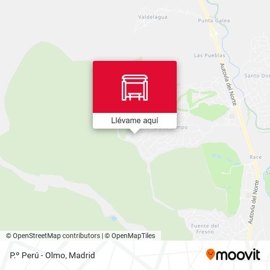Mapa P.º Perú - Olmo
