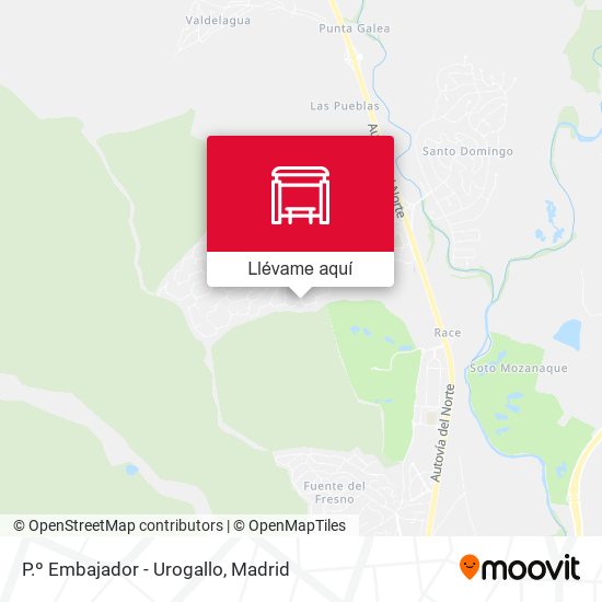 Mapa P.º Embajador - Urogallo