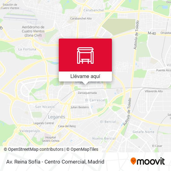 Mapa Av. Reina Sofía - Centro Comercial