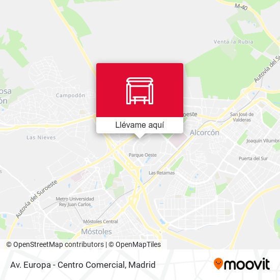 Mapa Av. Europa - Centro Comercial