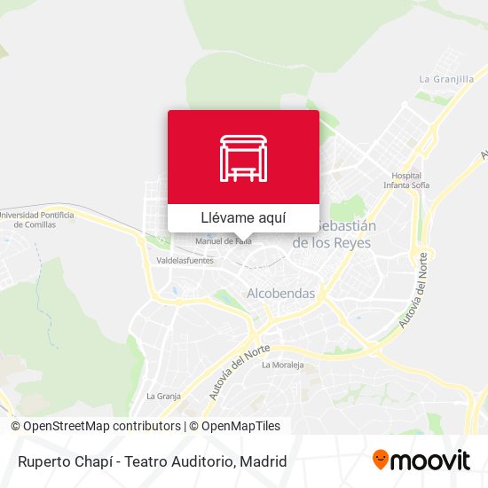 Mapa Ruperto Chapí - Teatro Auditorio