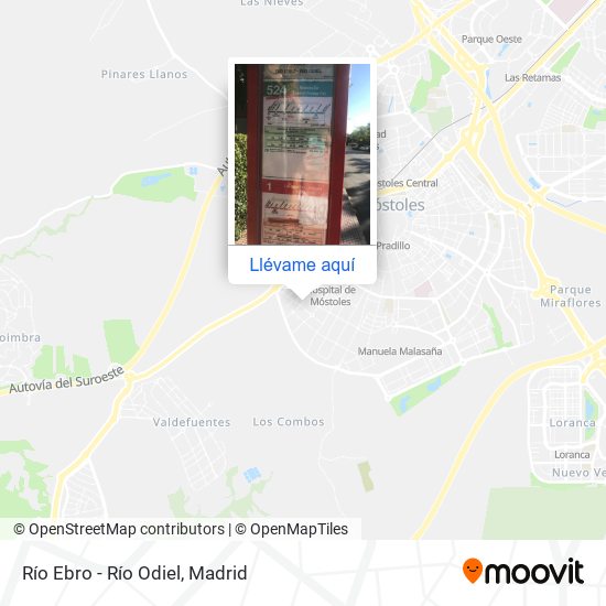 Mapa Río Ebro - Río Odiel