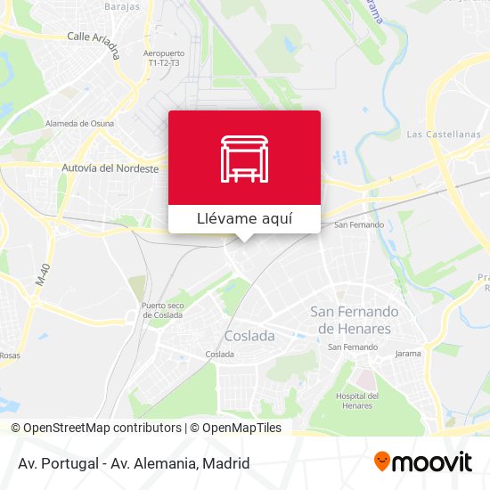 Mapa Av. Portugal - Av. Alemania