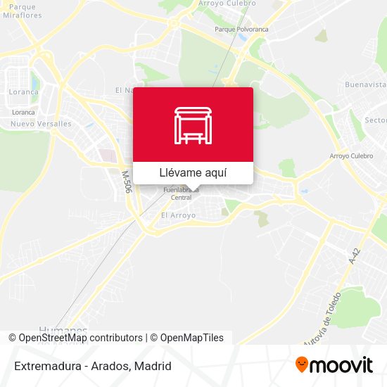 Mapa Extremadura - Arados