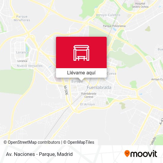 Mapa Av. Naciones - Parque