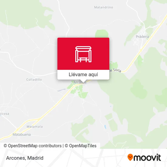 Mapa Arcones