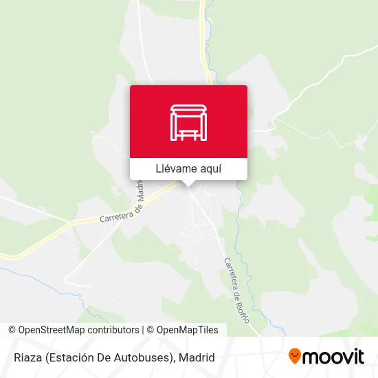 Mapa Riaza (Estación De Autobuses)