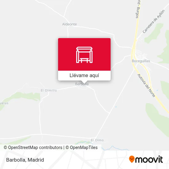 Mapa Barbolla