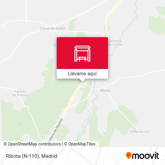 Mapa Ribota (N-110)