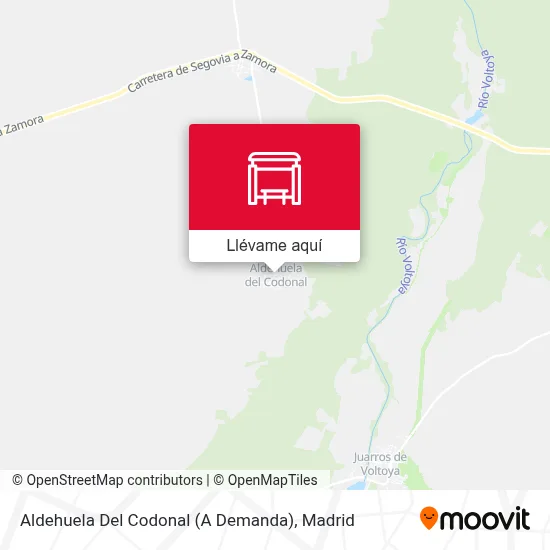 Mapa Aldehuela Del Codonal (A Demanda)