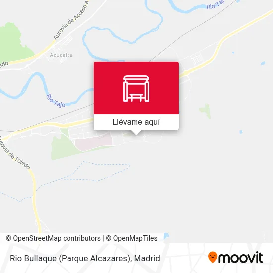 Mapa Rio Bullaque (Parque Alcazares)