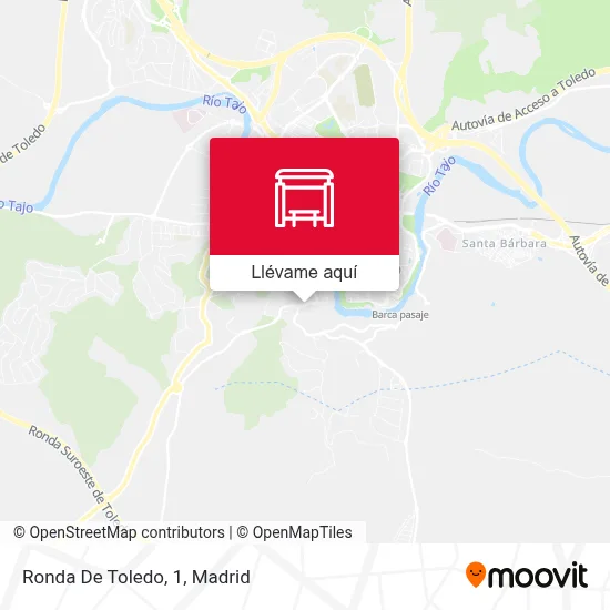 Mapa Ronda De Toledo, 1
