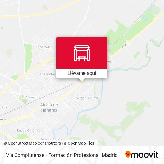 Mapa Vía Complutense - Formación Profesional