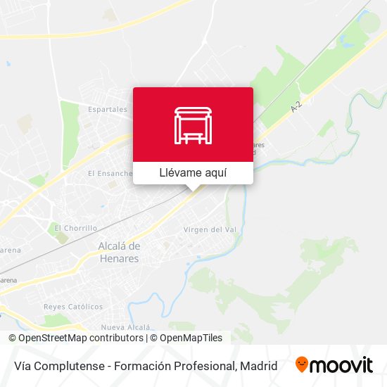 Mapa Vía Complutense - Formación Profesional