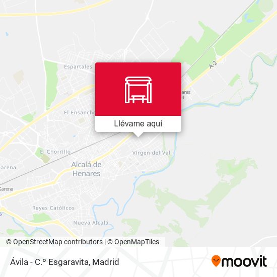Mapa Ávila - C.º Esgaravita