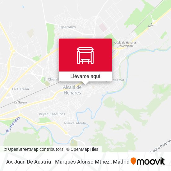 Mapa Av. Juan De Austria - Marqués Alonso Mtnez.
