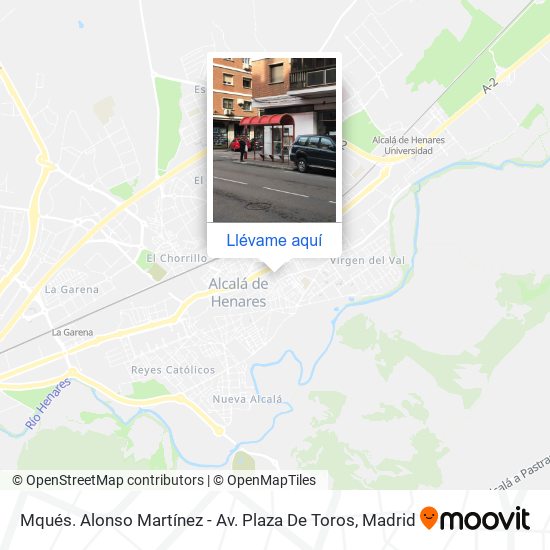 Mapa Mqués. Alonso Martínez - Av. Plaza De Toros