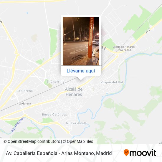 Mapa Av. Caballería Española - Arias Montano