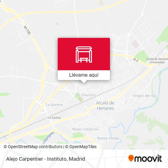 Mapa Alejo Carpentier - Instituto