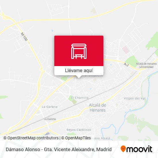 Mapa Dámaso Alonso - Gta. Vicente Aleixandre