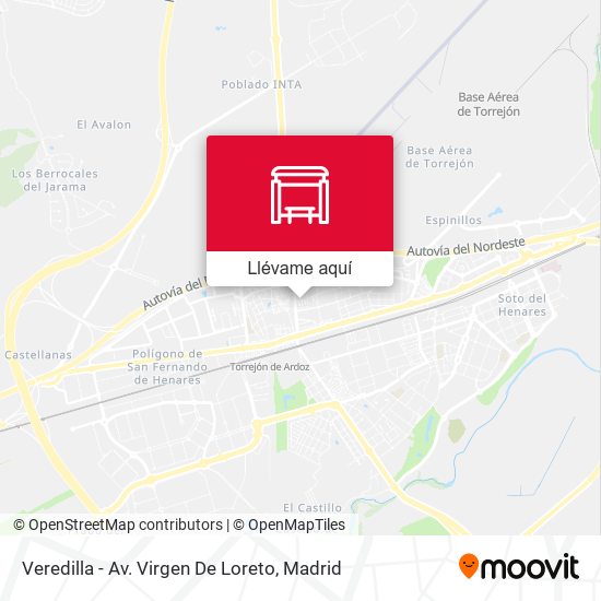 Mapa Veredilla - Av. Virgen De Loreto