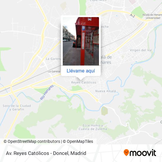 Mapa Av. Reyes Católicos - Doncel