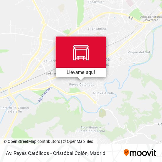 Mapa Av. Reyes Católicos - Cristóbal Colón