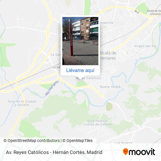 Mapa Av. Reyes Católicos - Hernán Cortés