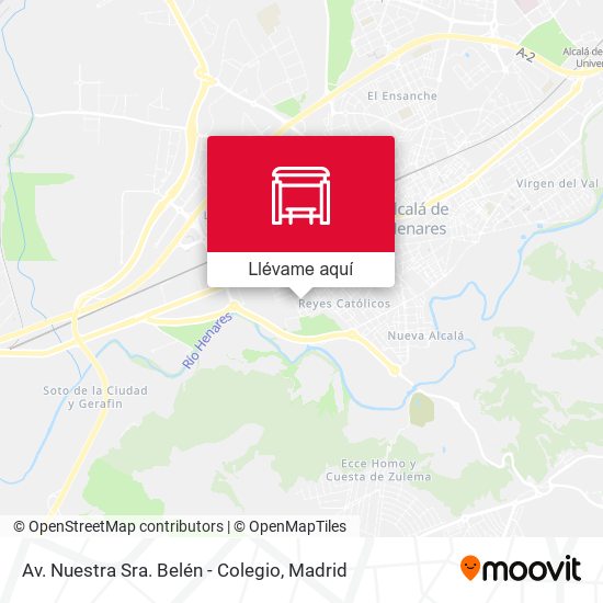 Mapa Av. Nuestra Sra. Belén - Colegio