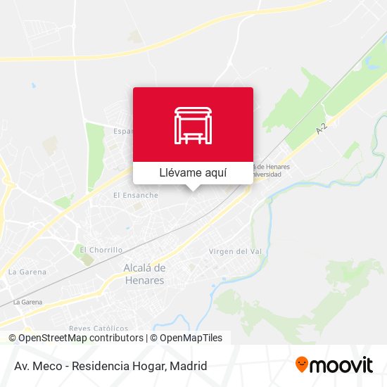 Mapa Av. Meco - Residencia Hogar