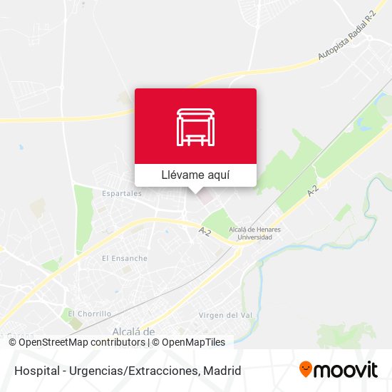 Mapa Hospital - Urgencias / Extracciones