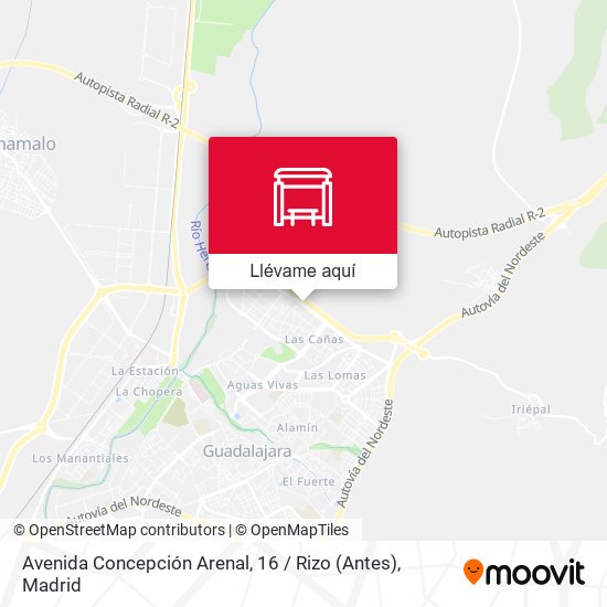 Mapa Avenida Concepción Arenal, 16 / Rizo (Antes)