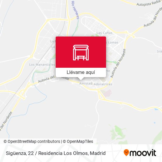 Mapa Sigüenza, 22 / Residencia Los Olmos