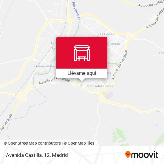 Mapa Avenida Castilla, 12