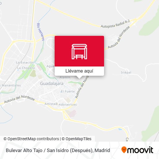Mapa Bulevar Alto Tajo / San Isidro (Después)
