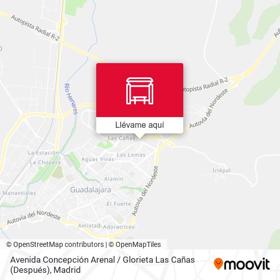 Mapa Avenida Concepción Arenal / Glorieta Las Cañas (Después)