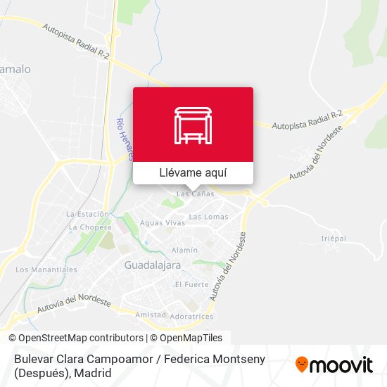 Mapa Bulevar Clara Campoamor / Federica Montseny (Después)