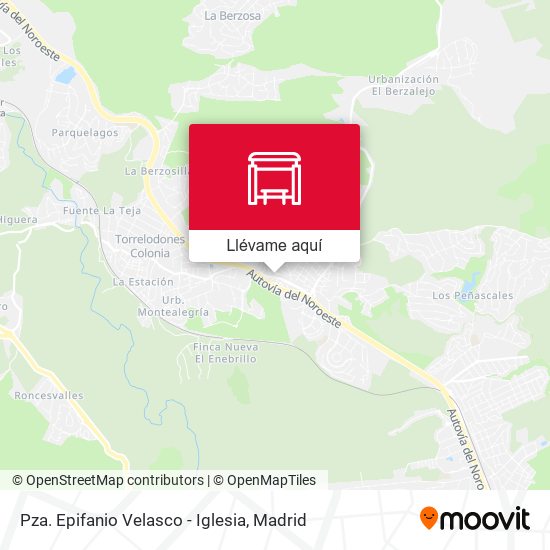 Mapa Pza. Epifanio Velasco - Iglesia