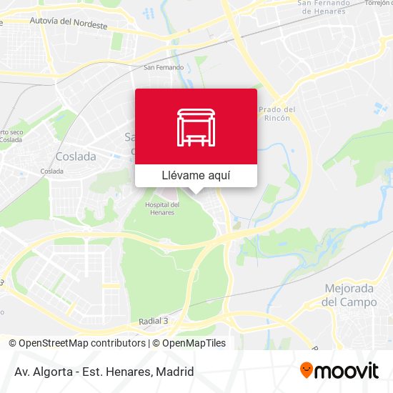 Mapa Av. Algorta - Est. Henares