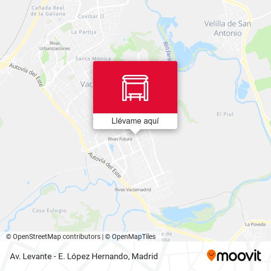 Mapa Av. Levante - E. López Hernando