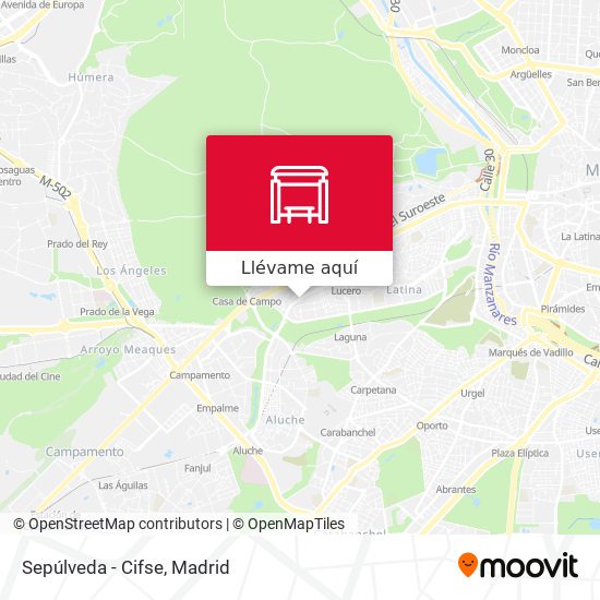 Mapa Sepúlveda - Cifse