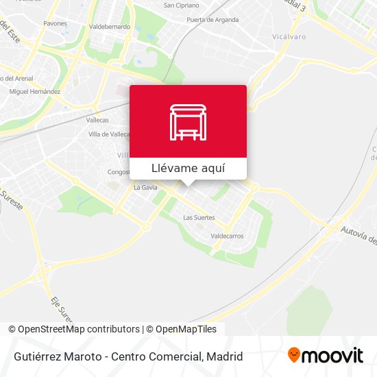 Mapa Gutiérrez Maroto - Centro Comercial