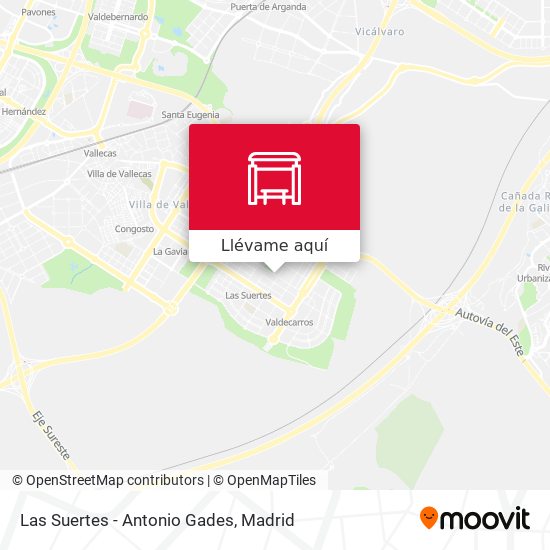 Mapa Las Suertes - Antonio Gades