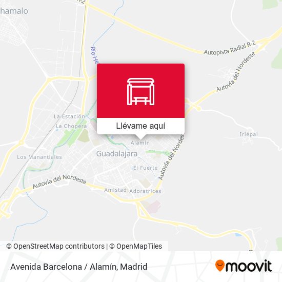 Mapa Avenida Barcelona / Alamín