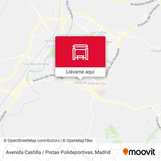 Mapa Avenida Castilla / Pistas Polideportivas