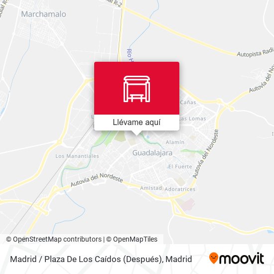 Mapa Madrid / Plaza De Los Caídos (Después)